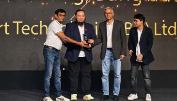 লেনোভোর ‘ডিস্ট্রিবিউটর এক্সিলেন্স অ্যাওয়ার্ড’ পেল স্মার্ট টেকনোলজ